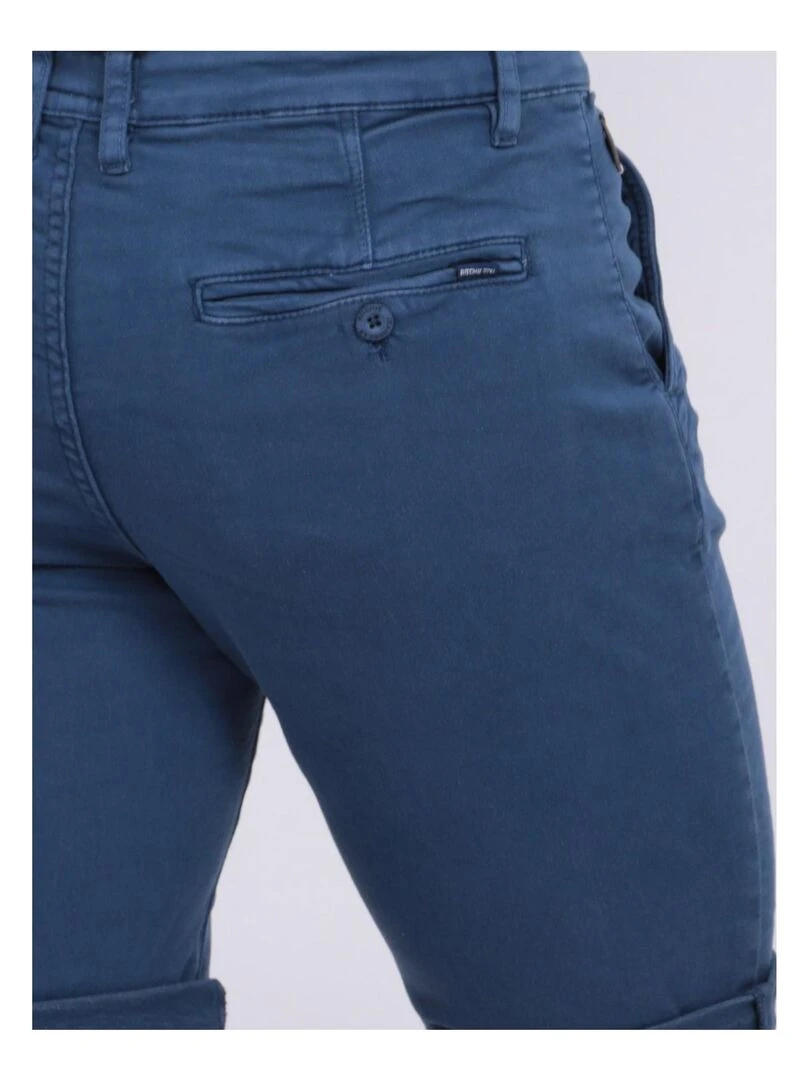 Bermuda chino BAVOLTA   Bleu roi