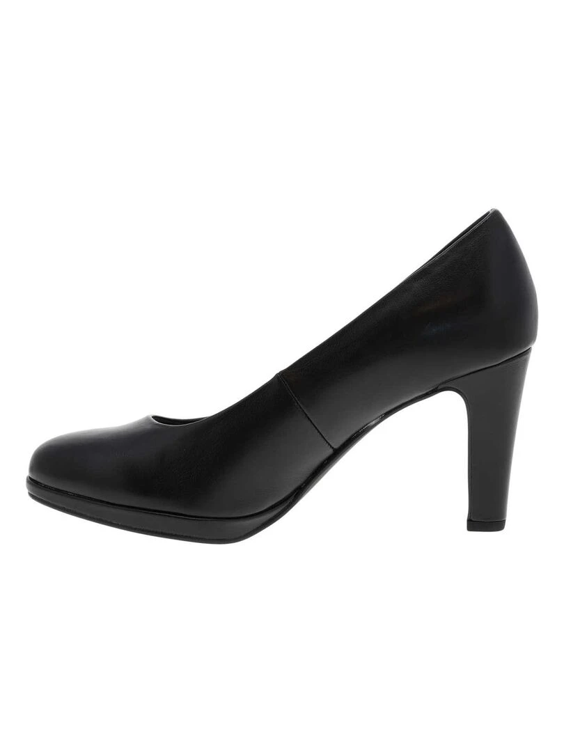 MARCO TOZZI   Escarpins talon decroche haut   Noir