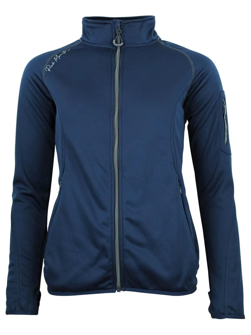 Blouson polarshell femme AMARO Bleu marine