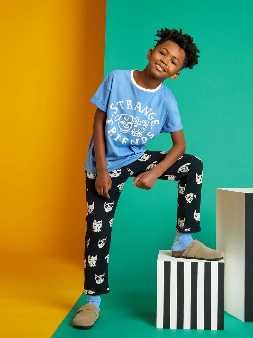 Pantalon en molleton X Little Bad Wolf Noir