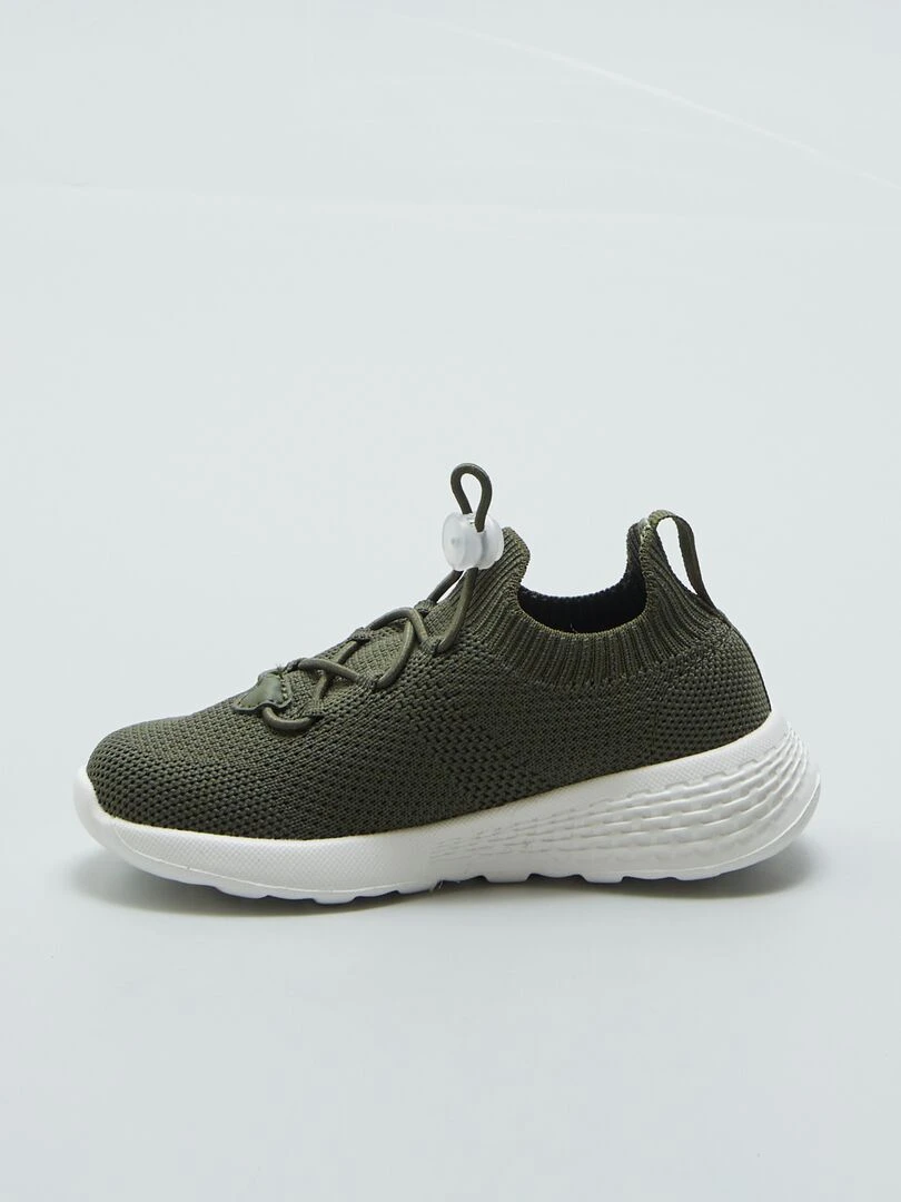 Baskets en mesh esprit running   Kaki