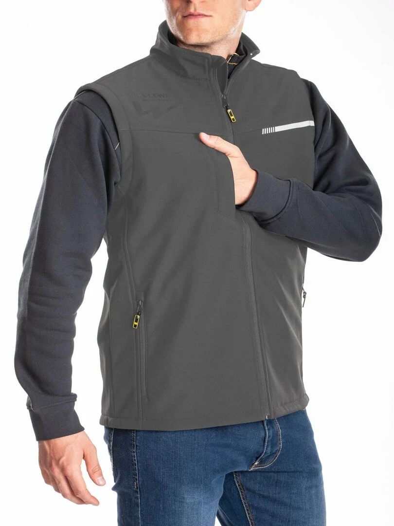 Gilet softshell sans manches TOMMY 'Rica Lewis' Gris
