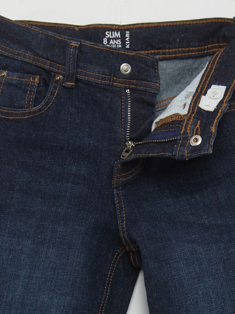 Pantalon slim 5 poches   Brut