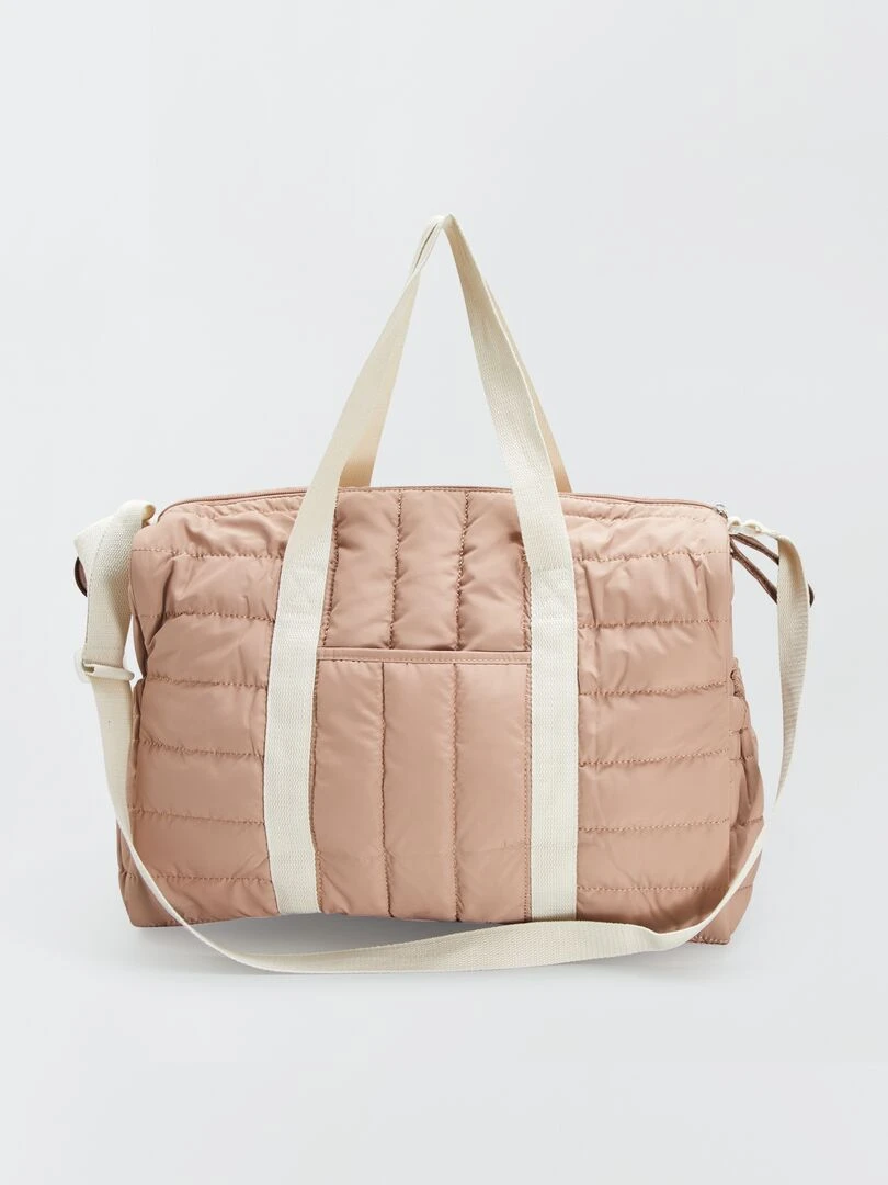 Sac à langer avec tapis à langer   Marron