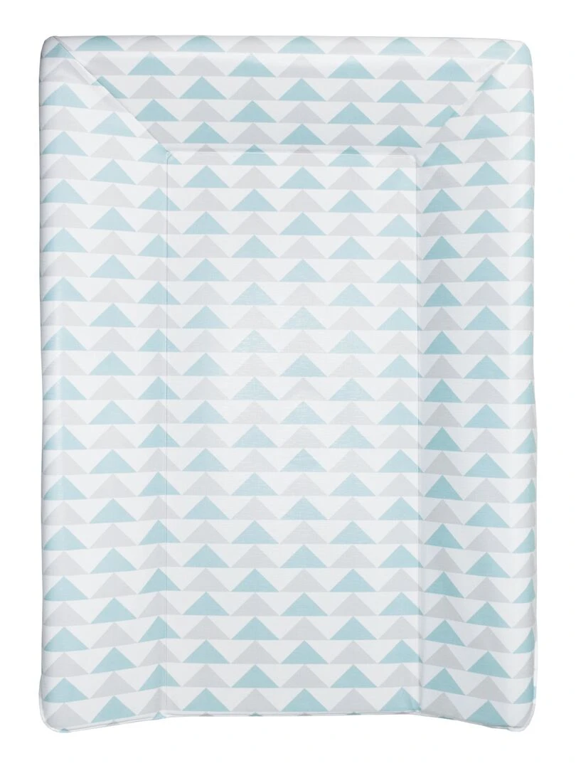 Matelas à langer luxe 50x70 cm Géométrique bleu Bleu
