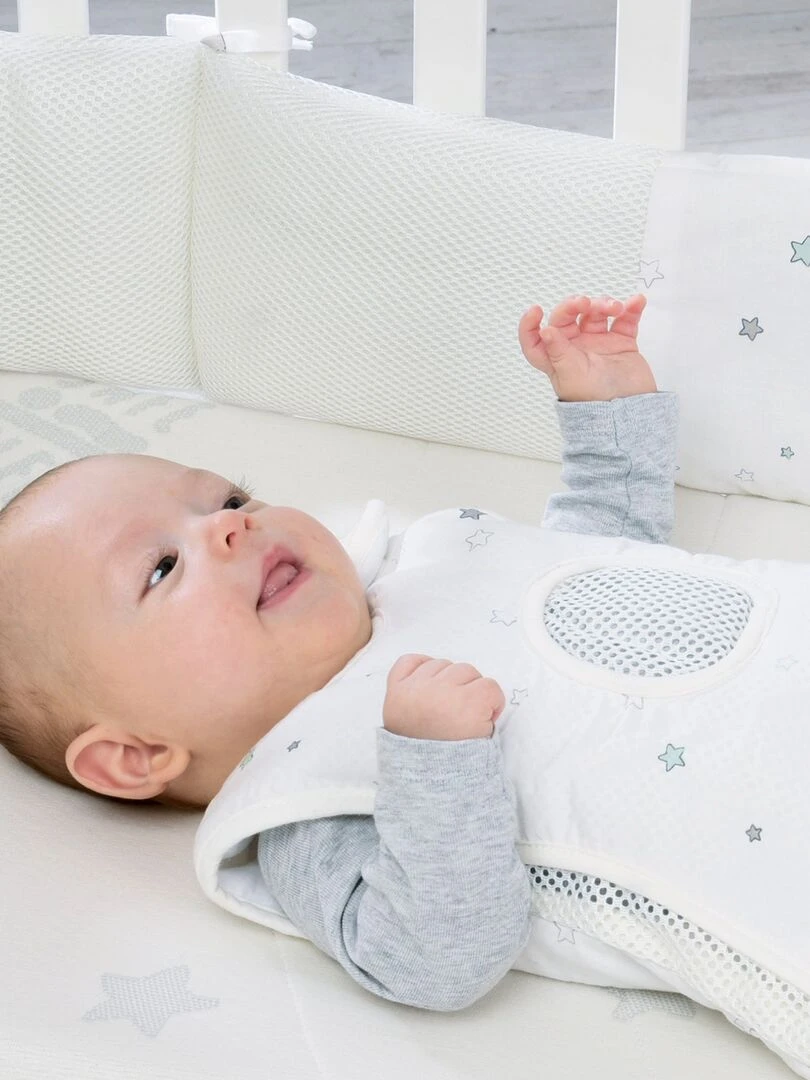 ROBA Berceau Cododo Safe Asleep® 3en1 + Équipement "Sternenzauber" Blanc