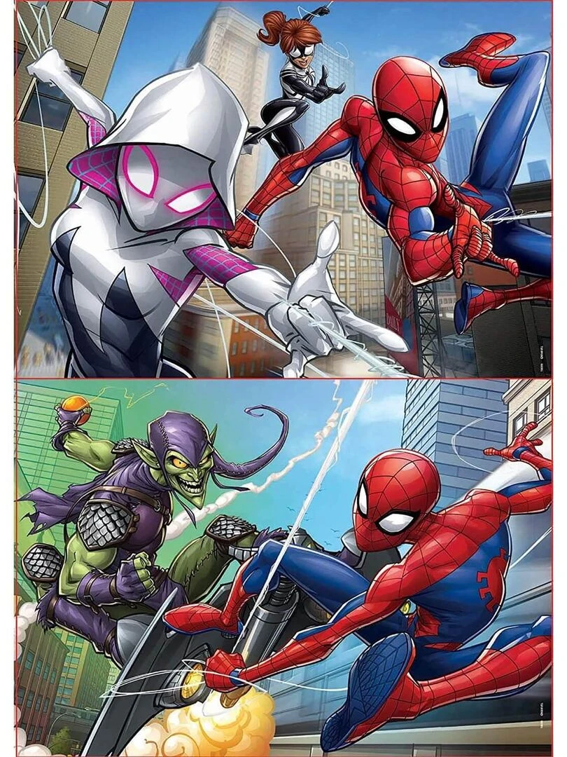 Puzzles 2 x 48 pièces : Spiderman N/A