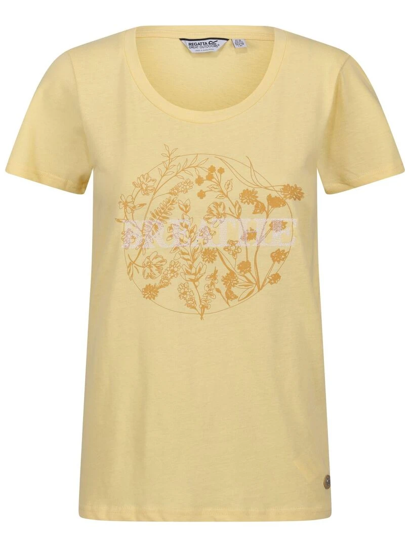 Regatta T shirt FILANDRA Jaune clair