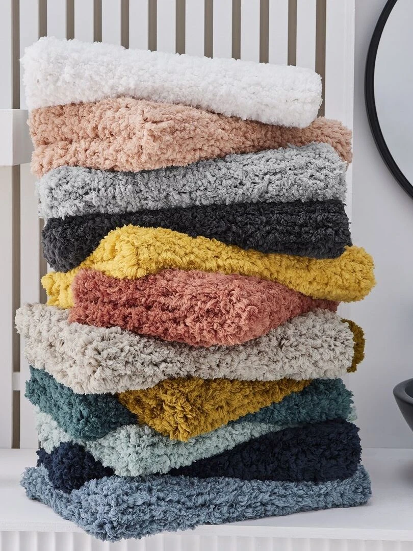 Tapis De Bain Tufté Uni 'essential' 'today'   gris anthracite