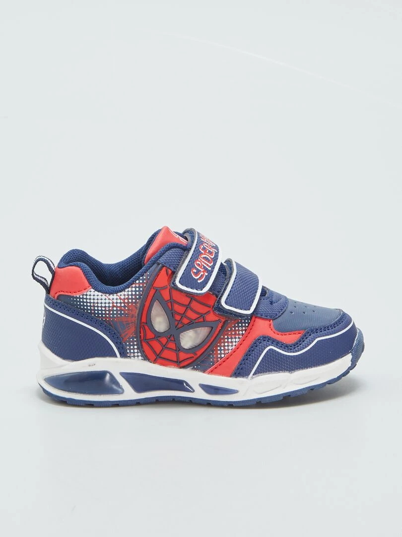 Baskets lumineuses 'Spider Man' Bleu/rouge