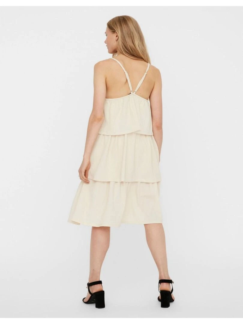 Robe longue Vero Moda   Blanc Blanc