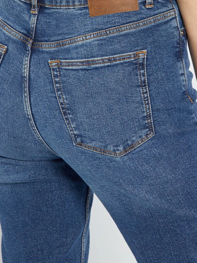 Pantalon slim en denim   32L   Bleu