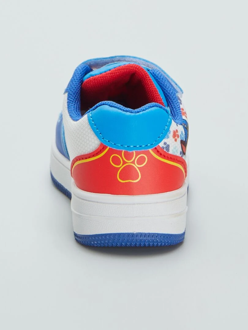 Baskets scratchées 'Pat' Patrouille'   bleu