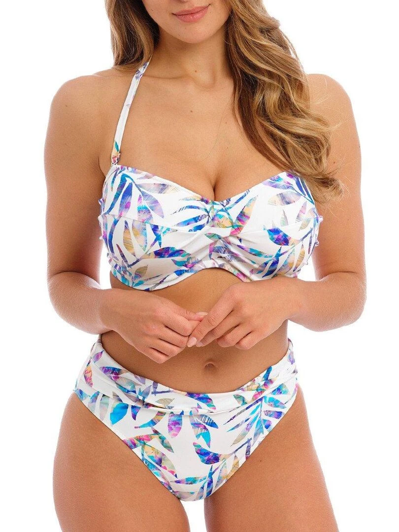 Haut de maillot de bain bandeau Calypso harbour   Blanc