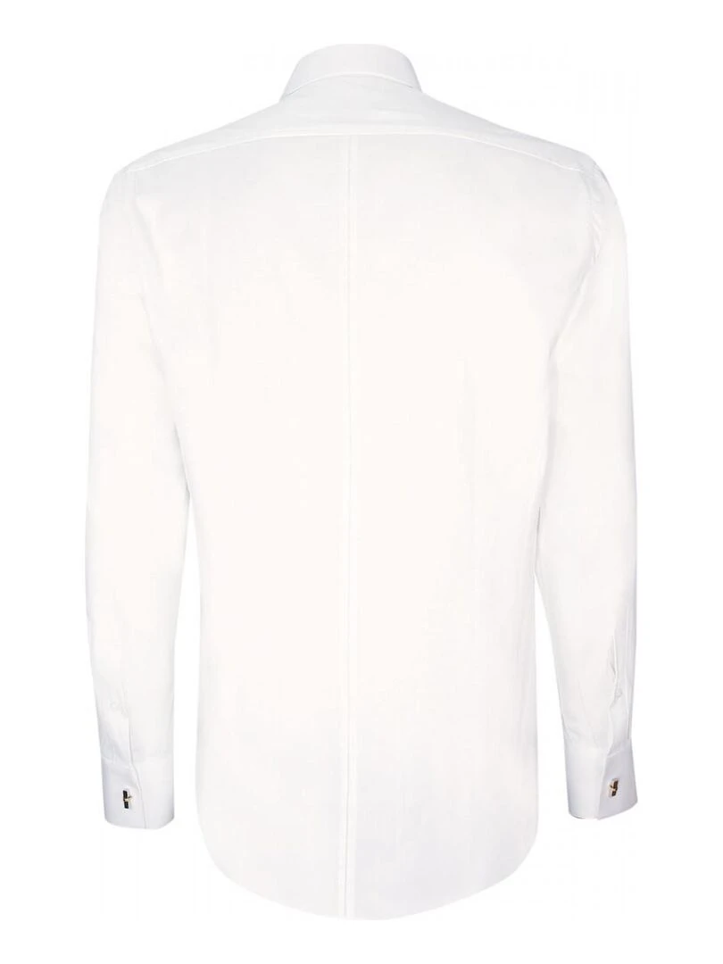 Chemise gorge cachée mode LUKE Blanc
