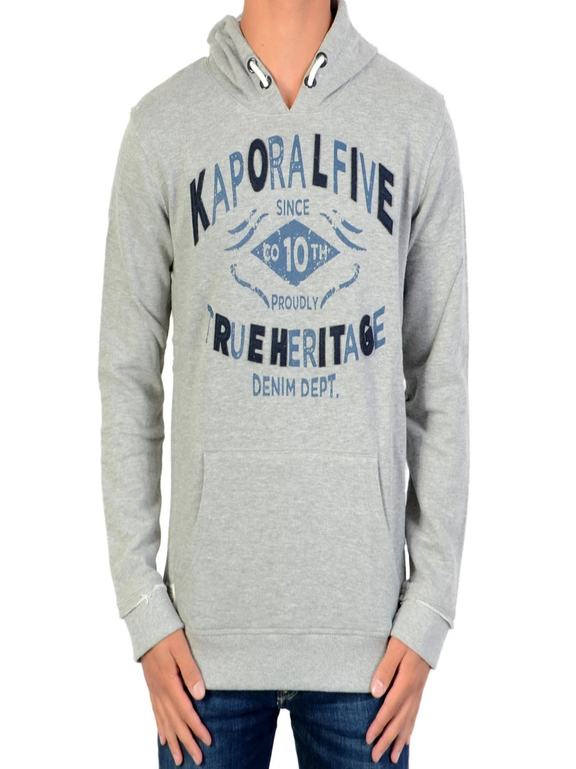 Sweat Kaporal Enfant Bilan Gris Melange Gris