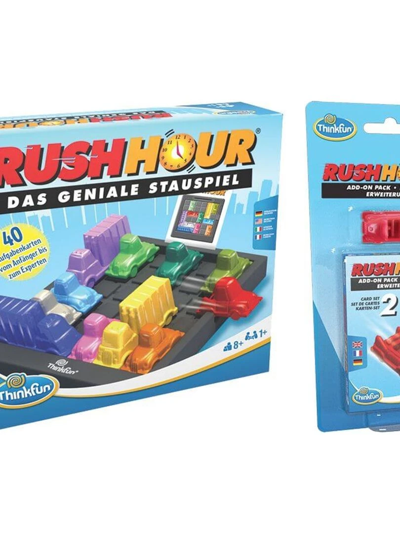 Jeu de stratégie Rush Hour et kit de cartes d'extension N/A