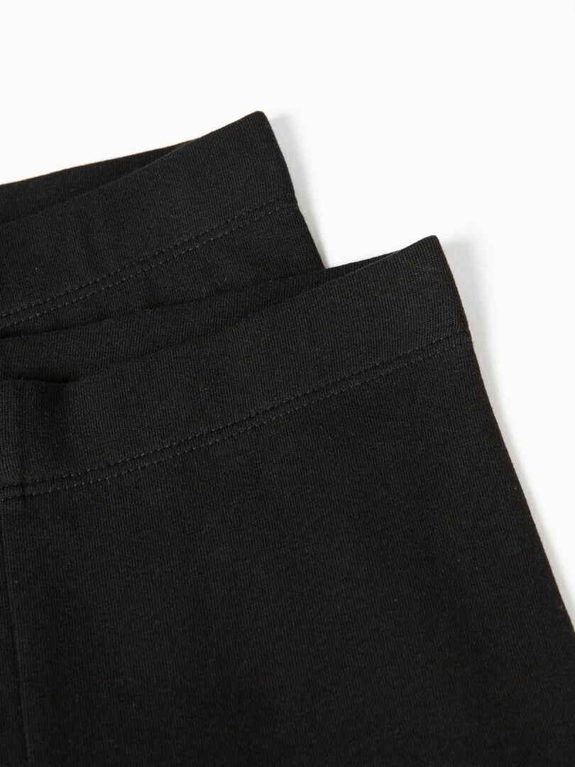 Pack 2 Paires de Leggings pour Fille  DISRUPTION   Noir