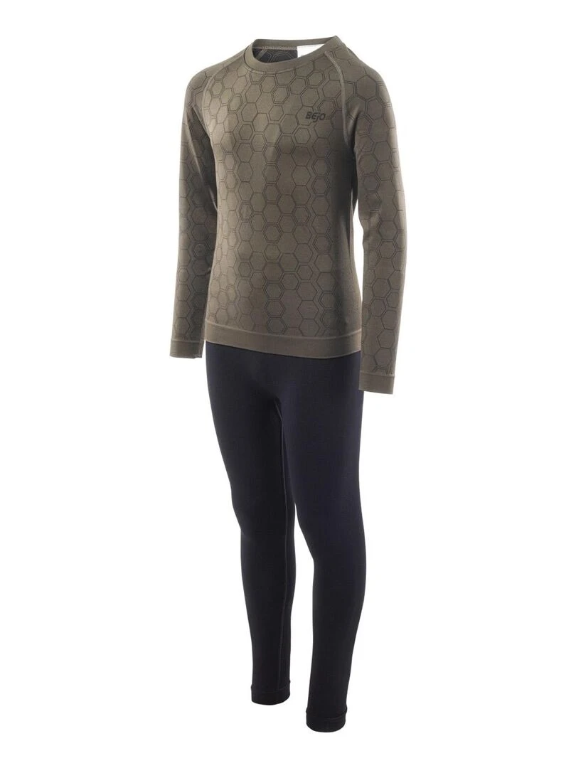 Bejo   Ensemble Sous vêtements thermiques GRAR   Noir Gris Noir