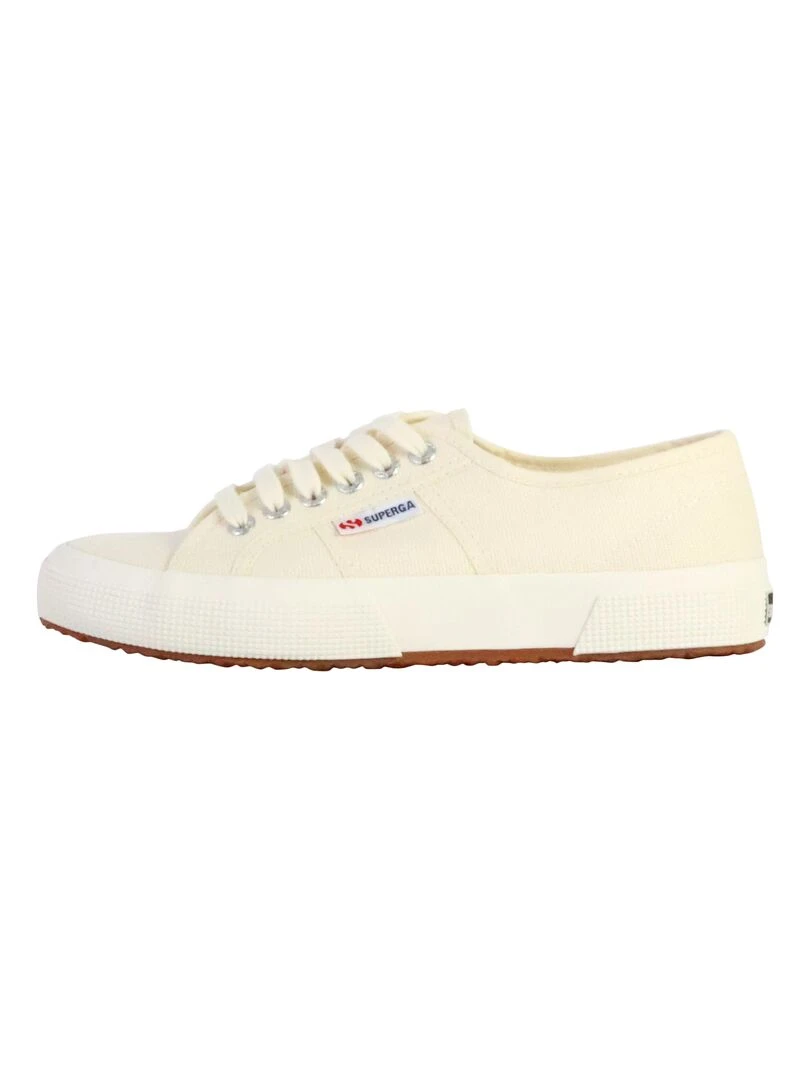 Basket Basse à Lacets Superga Cotu Classic Beige