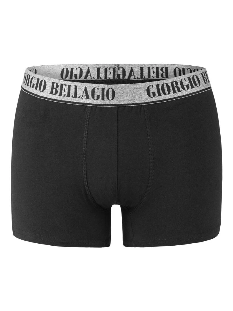 Lot de 12 Boxers coton homme Class Giorgio Bellagio   Noir