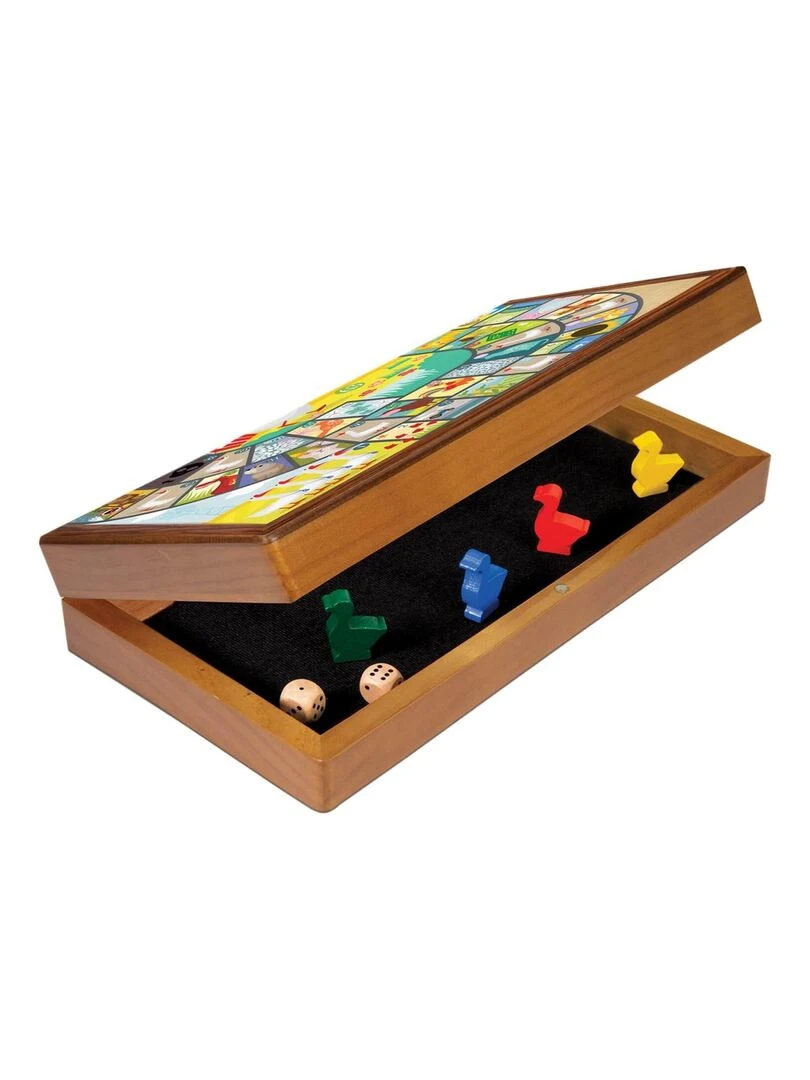 Jeu de l'oie pliable en bois N/A