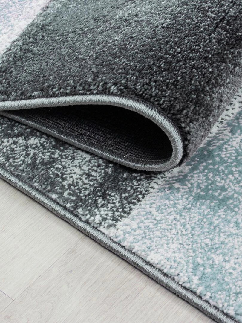 Tapis salon CARARELLI OEKO TEX®   Bleu