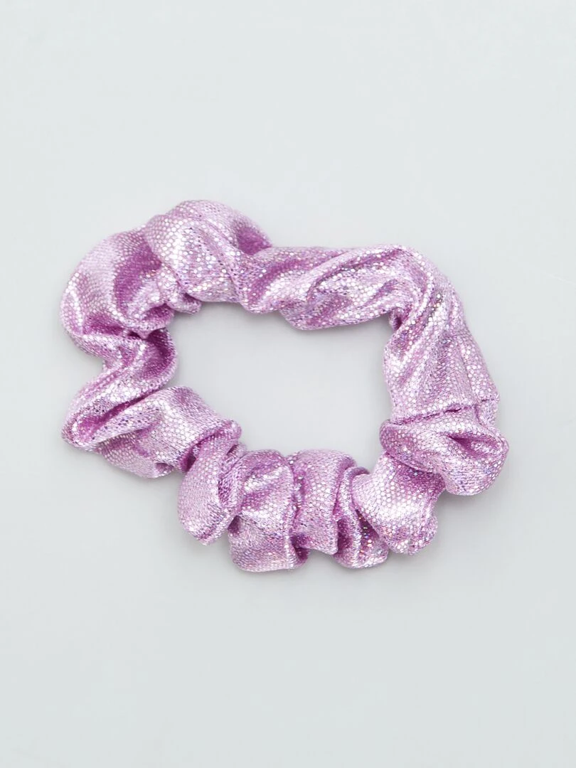 Set cheveux 4 pinces + 6 élastiques 'Stitch'   Violet