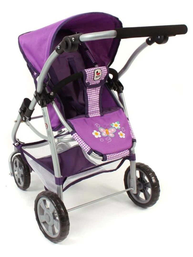 Poussette pour poupées  3 en 1 EMOTION   Purple Checker   N/A