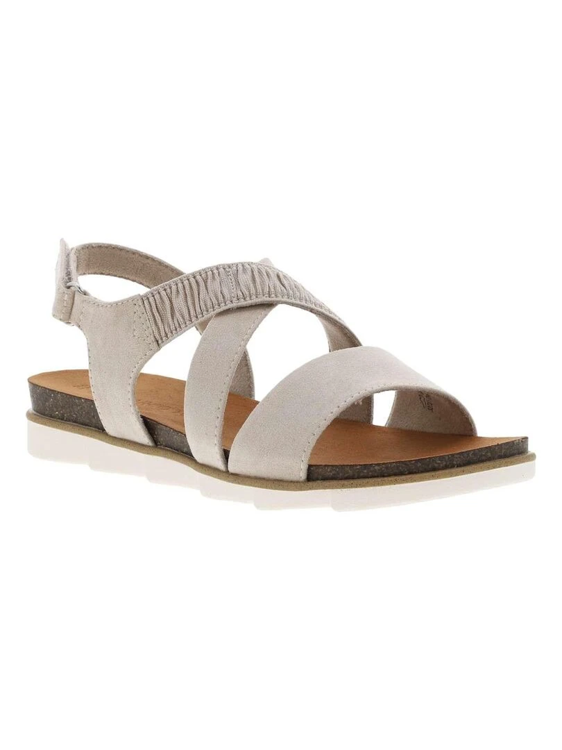 MARCO TOZZI Nu pieds compensés bas Beige