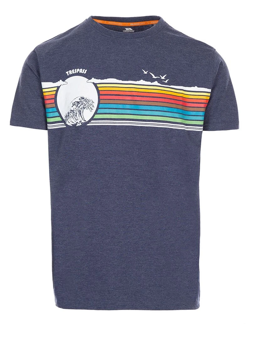 Trespass T shirt LAKEHOUSE Bleu marine