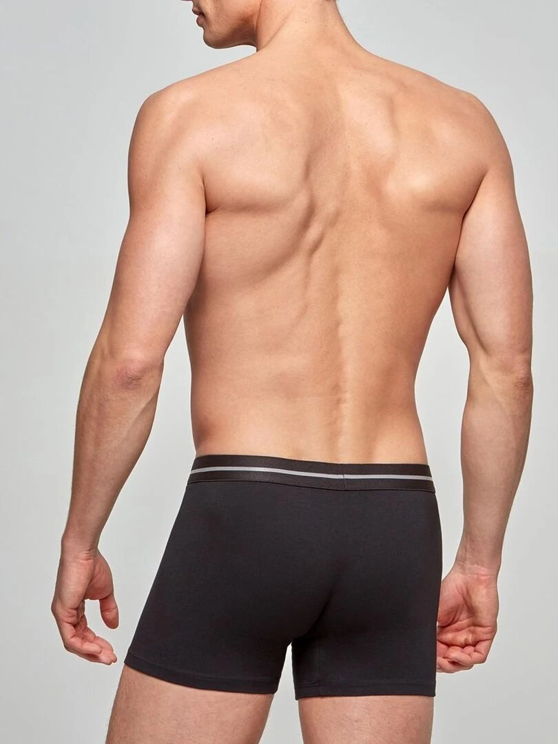 Boxer coton stretch Essentials   Noir