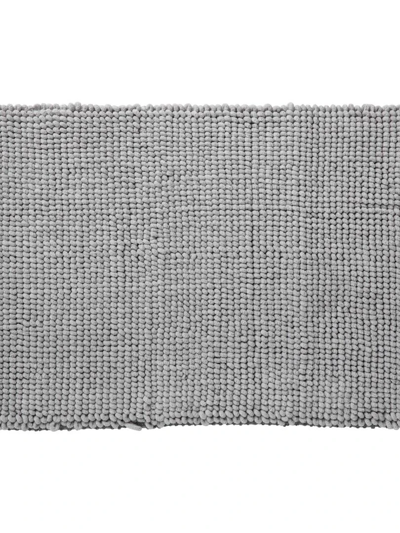 Guy Levasseur Tapis de bain en polycoton uni Gris