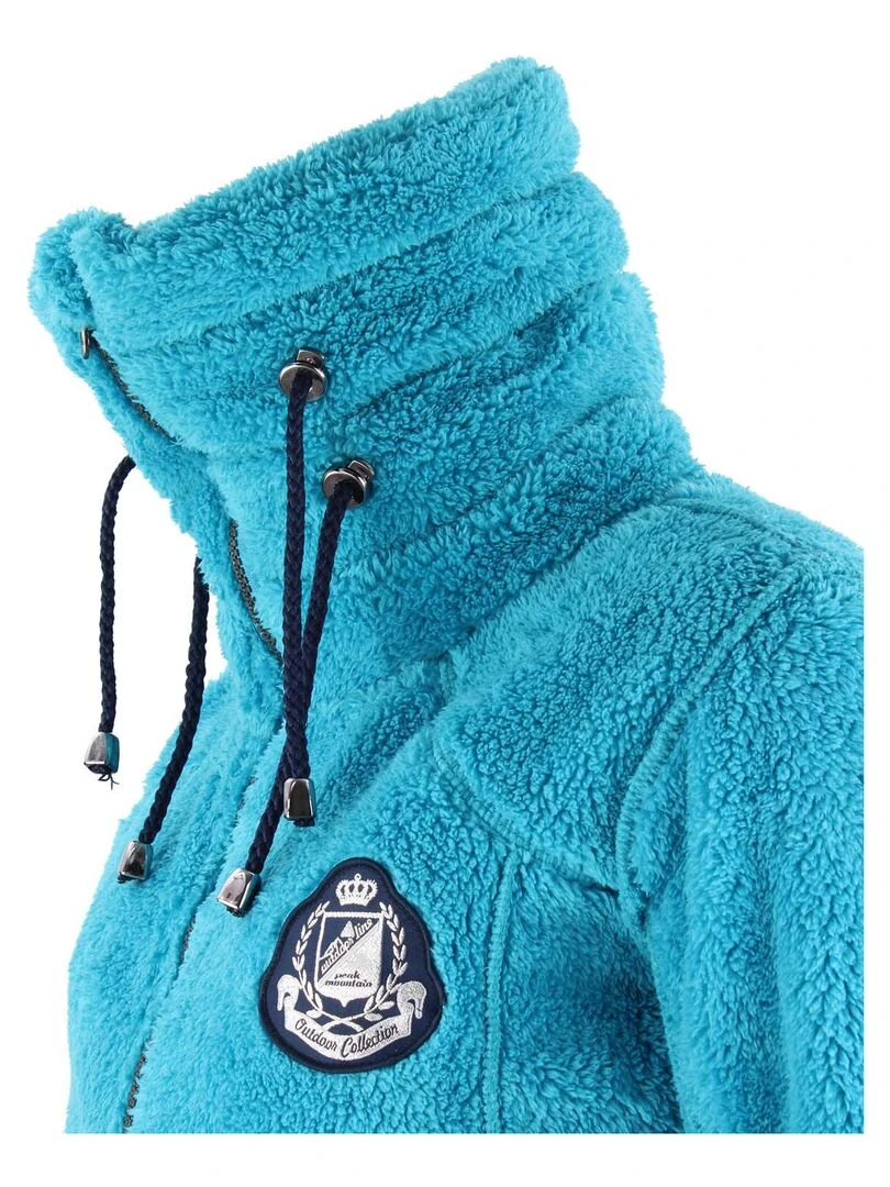 Blouson polaire femme ASANA   Bleu turquoise