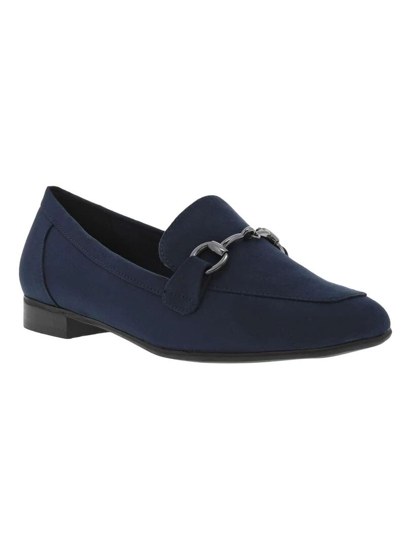 MARCO TOZZI Mocassins talon plat Bleu marine