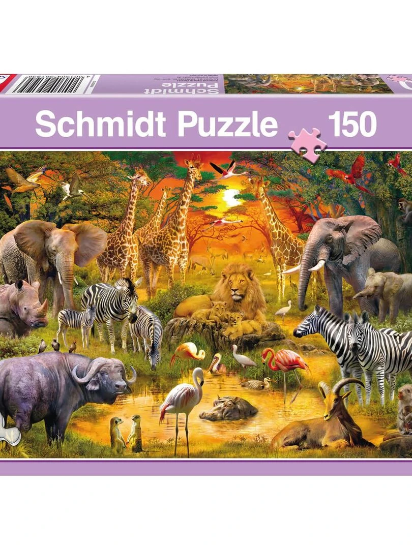 Puzzle 150 pièces : Animaux d'Afrique N/A