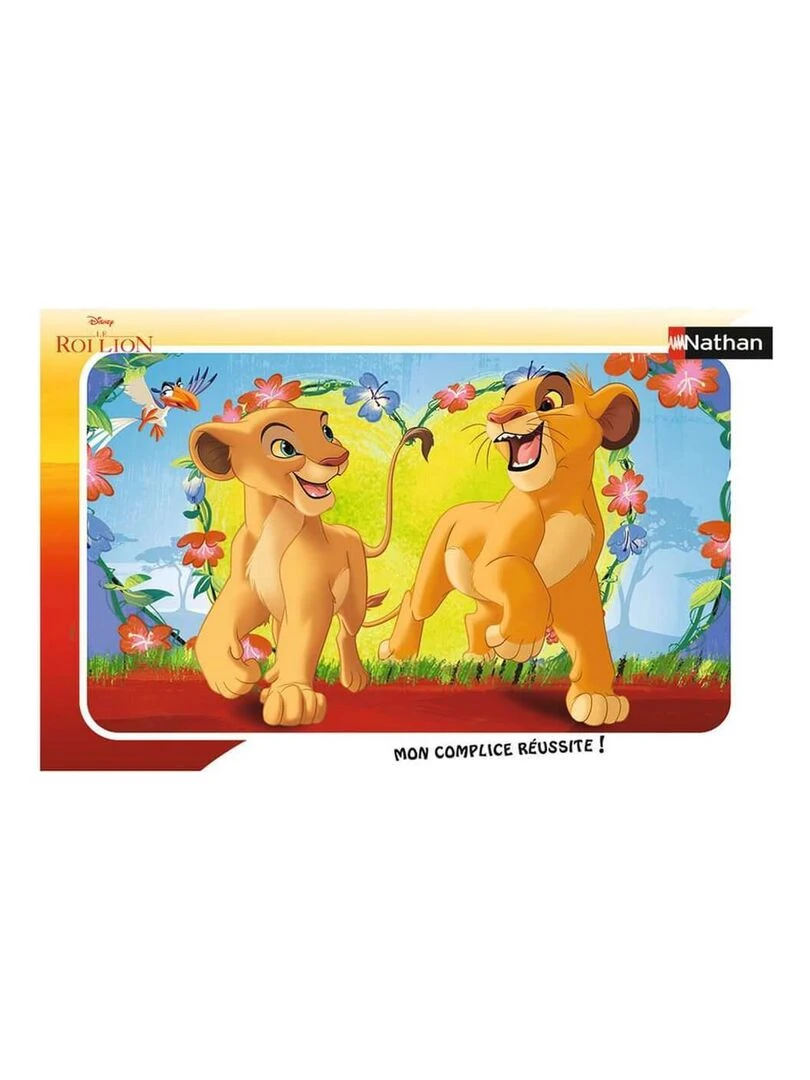 Puzzle cadre 15 pièces : Le Roi Lion Disney : Simba et Nala N/A