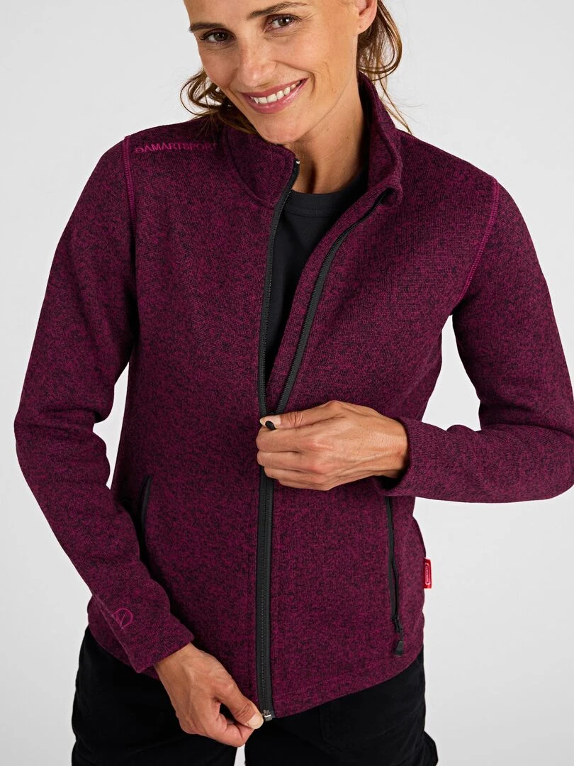 Polaire col montant Thermolactyl femme   DamartSport   Violet prune
