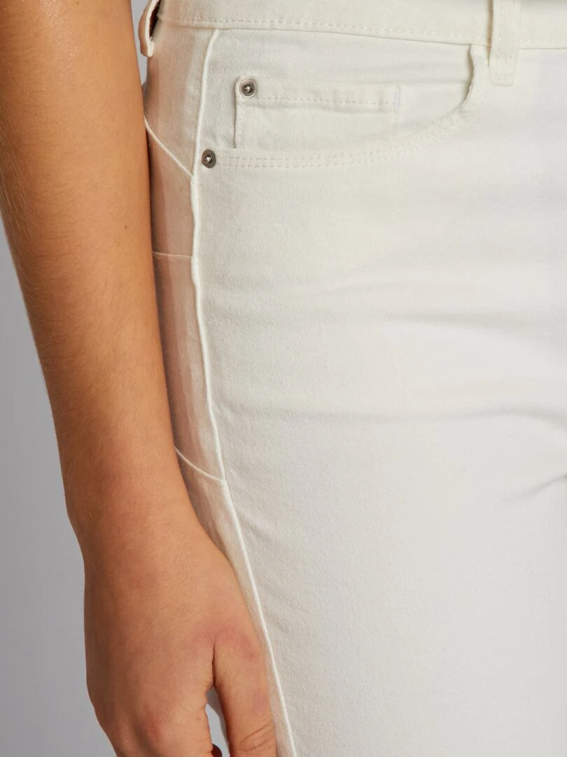 Jean skinny à taille haute   L30   Blanc