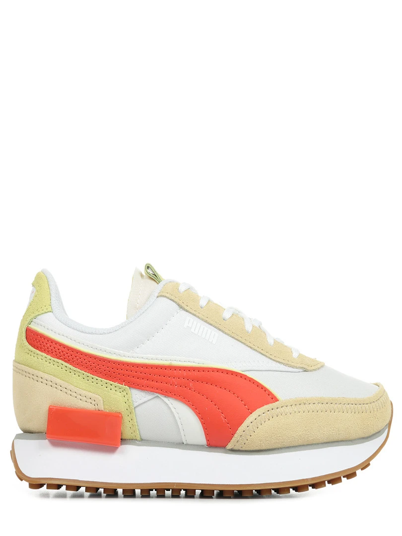 Baskets Future Rider Double Blanc