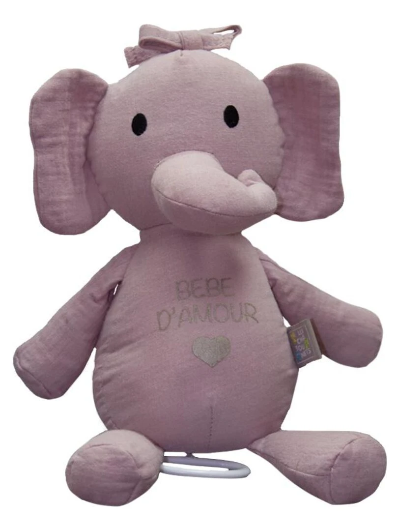 Peluche musicale "DODO" LES CHATOUNETS Rose