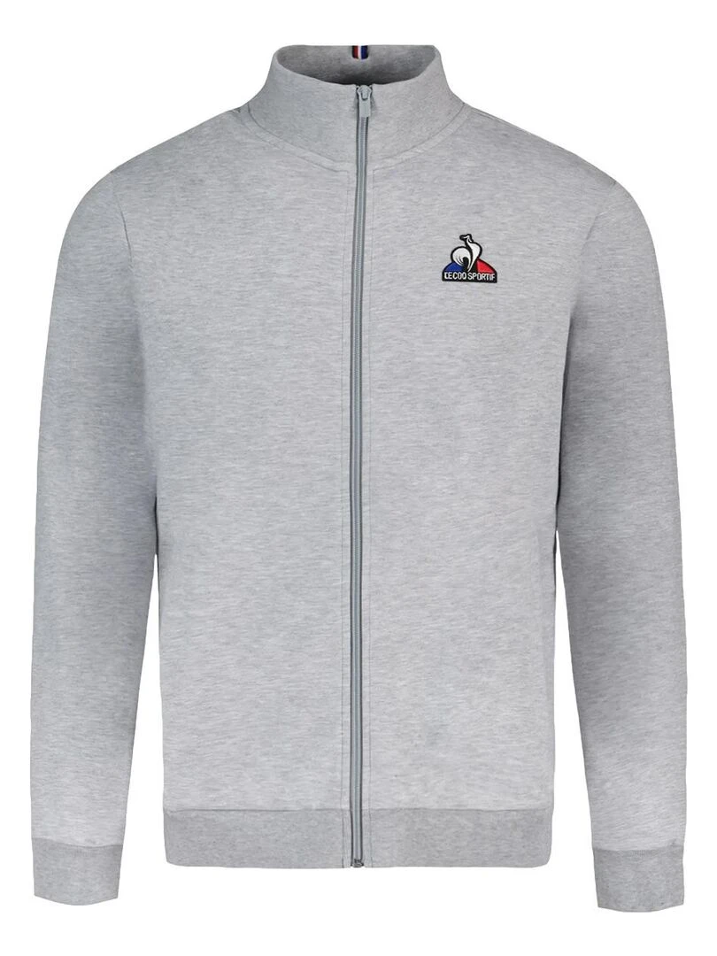 Le Coq Sportif Essentiels Full Zip Sweat N°4 Gris