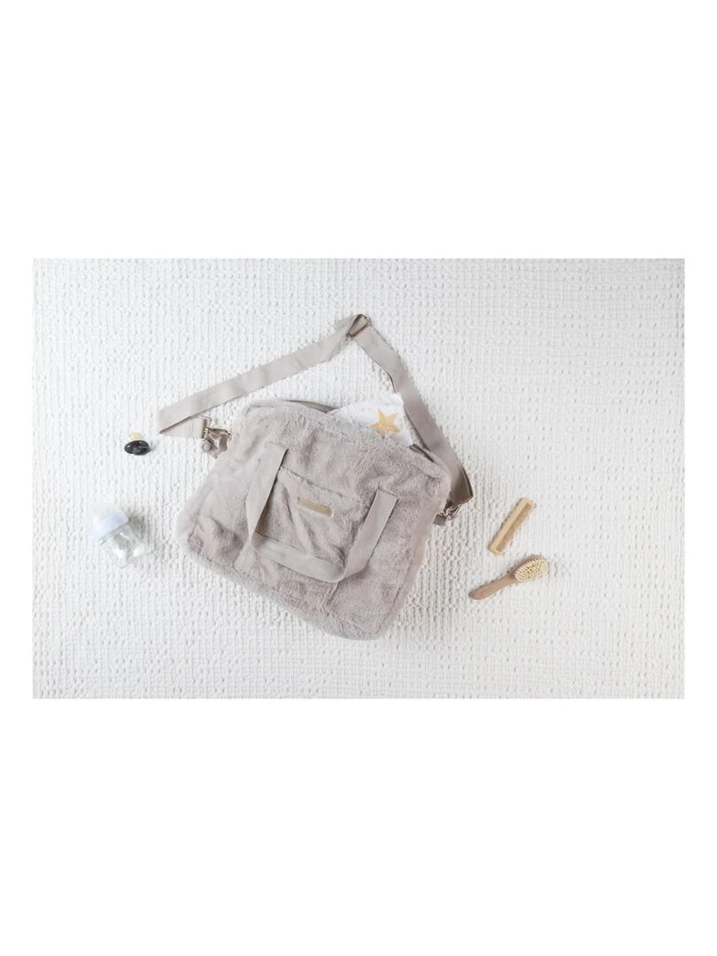 Sac à langer fausse fourrure    Noukie's   Blanc