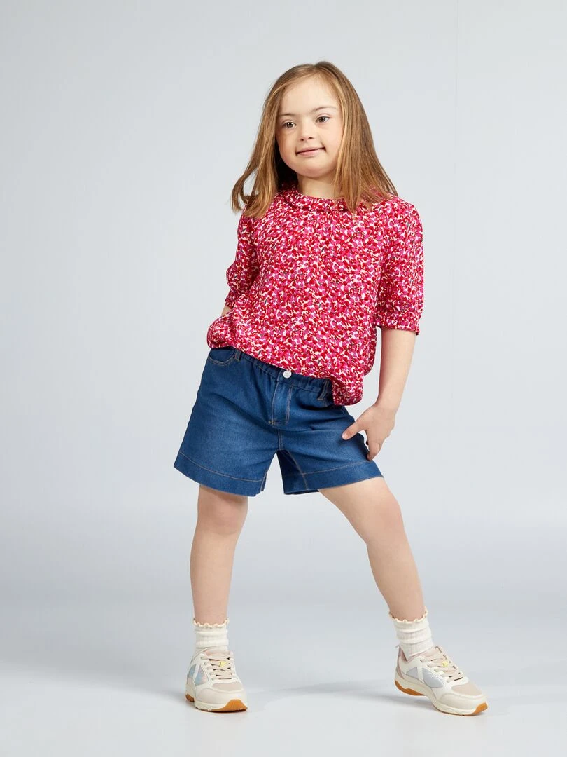 Blouse en viscose So Easy Fuchsia