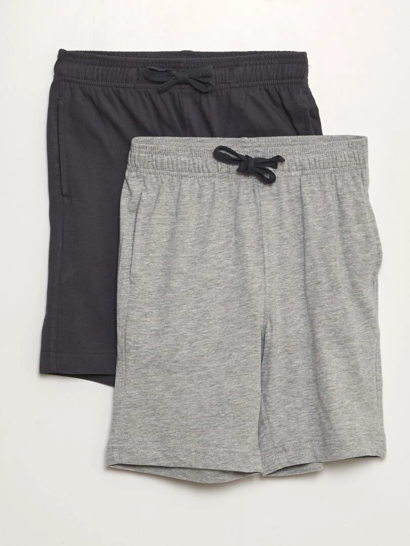 Lot de 2 shorts unis Noir