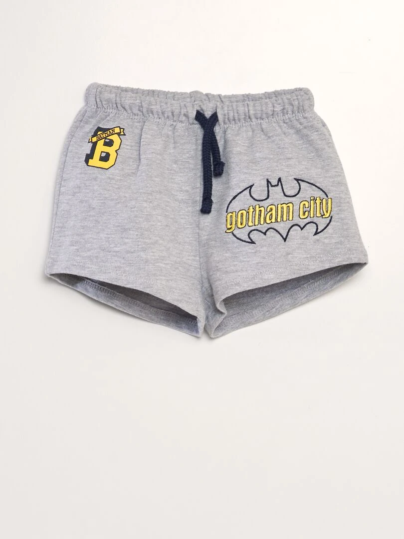 Short molletonné 'Batman' Gris