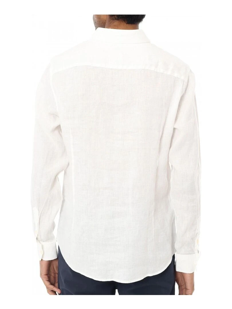 Chemise Lin Kebello   Blanc Blanc