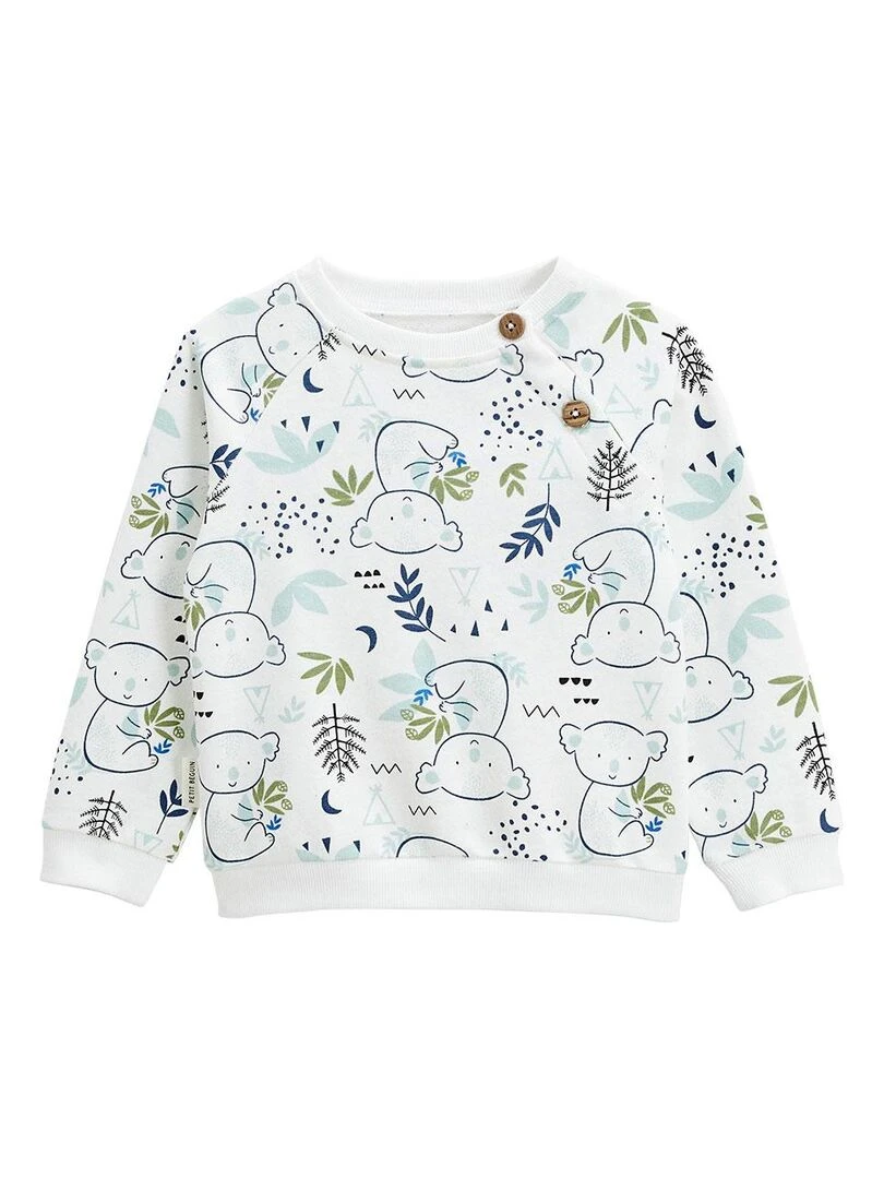 Ensemble bébé sweat shirt et pantalon en molleton Yakutat   Bleu