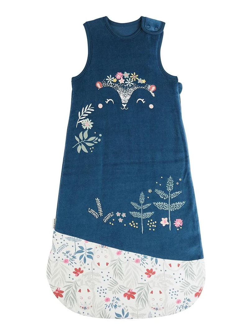 Gigoteuse d'hiver en velours Lina Bleu
