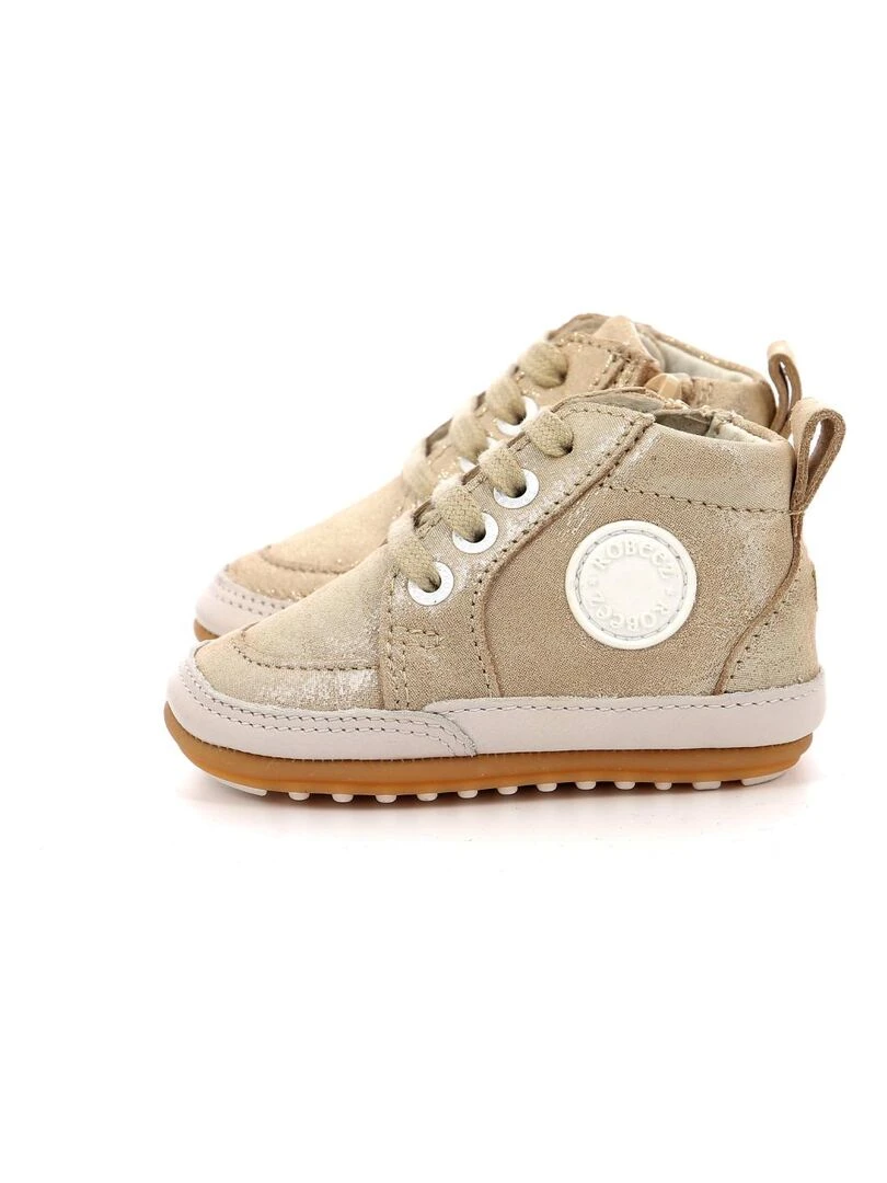 Sneakers hautes Cuir Migo   Doré/or